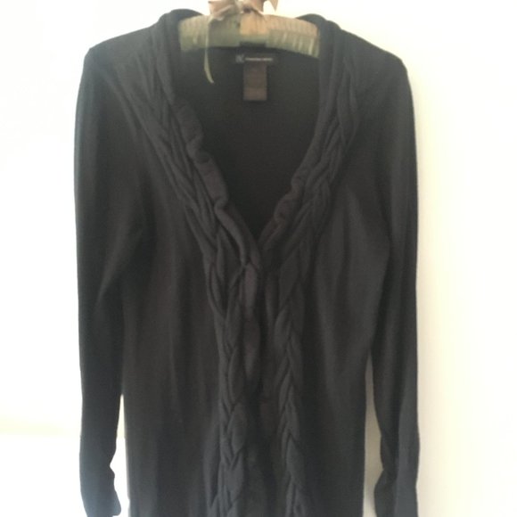 INC International Concepts black cardigan - Picture 1 of 4